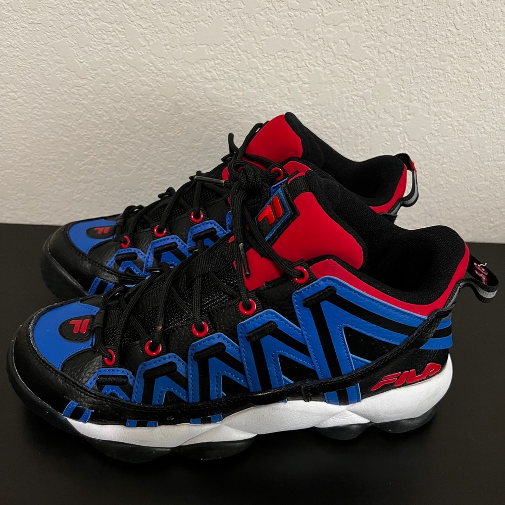 Fila Black and Blue Sneakers